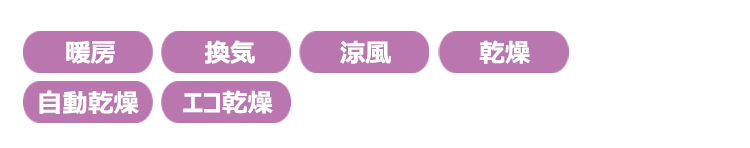 コンパクトタイプ機能一覧