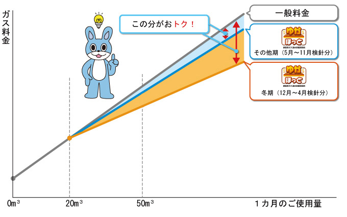 この分がオトク