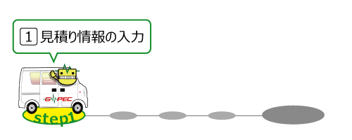 見積り情報の入力