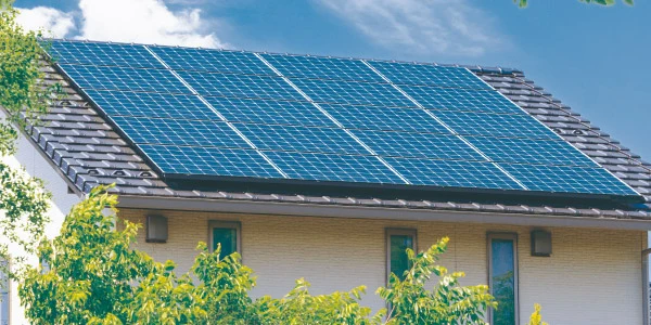 太陽光発電のある住まい（イメージ）