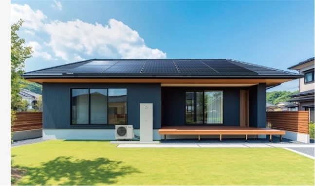 太陽光発電のある住まい（イメージ）