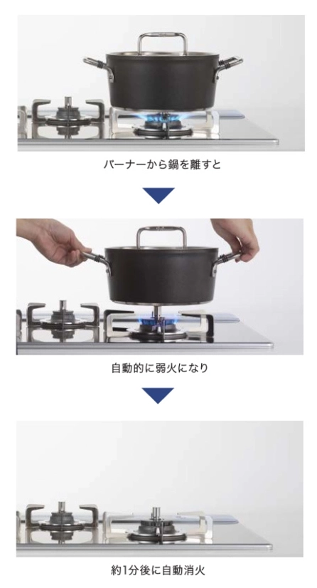 鍋なし検知機能