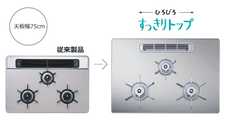 パロマ ひろびろすっきりトップ