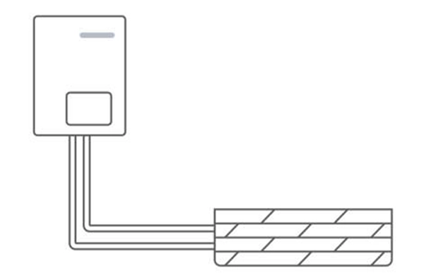 暖房専用機のしくみを表した図