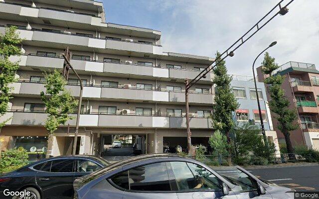 コスモリード学芸大学の外観（Googleストリートビュー）