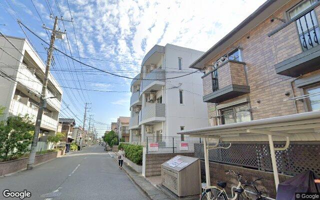 山城ハイツの外観（Googleストリートビュー）