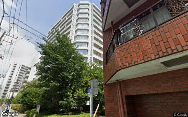 パークホームズ南麻布ザレジデンスの外観（Googleストリートビュー）