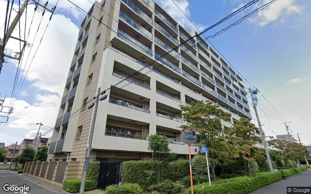 ライオンズ青砥グランフォートの外観（Googleストリートビュー）