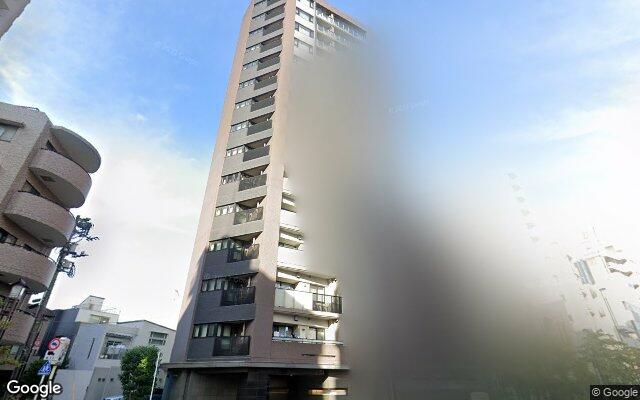 ザパークハウス小石川春日の外観（Googleストリートビュー）