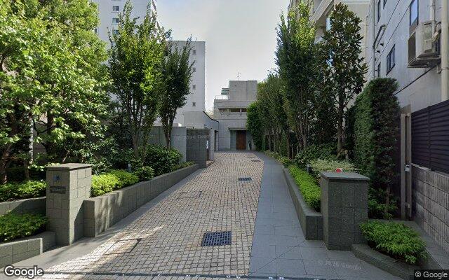 パークコート目黒青葉台ヒルトップレジデンスの外観（Googleストリートビュー）