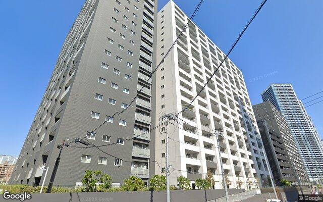 ザ晴海レジデンスの外観（Googleストリートビュー）