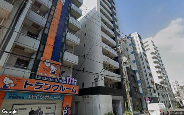 ウィンシティ上野タワーの外観（Googleストリートビュー）