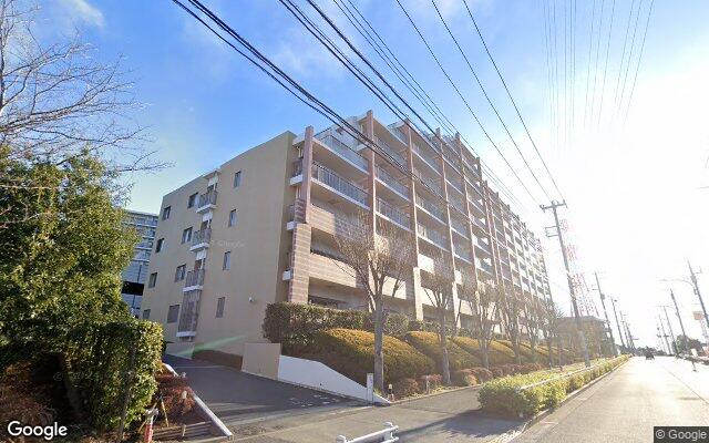 ソルグランデメイツ多摩境グリーンコートの外観（Googleストリートビュー）
