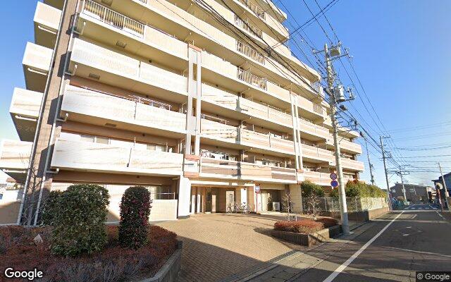 サンクレイドル日野東平山の外観（Googleストリートビュー）
