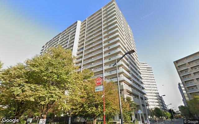 ザステージオパークフロントタワーの外観（Googleストリートビュー）