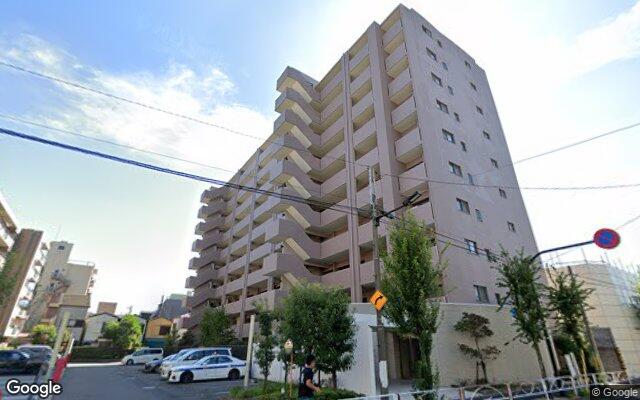 クリオ亀戸の外観（Googleストリートビュー）