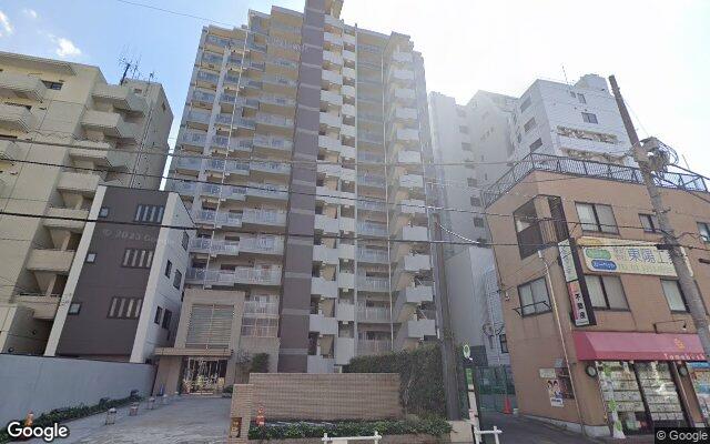 パークハウス新宿若松町の外観（Googleストリートビュー）