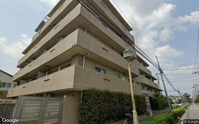 ベルジュール東小金井の外観（Googleストリートビュー）