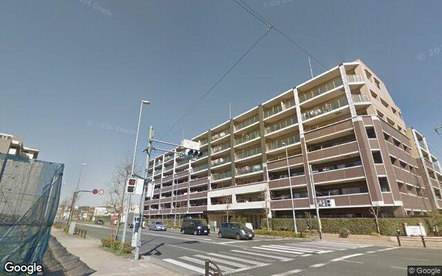 ライオンズグローベル稲城パルティールの外観（Googleストリートビュー）