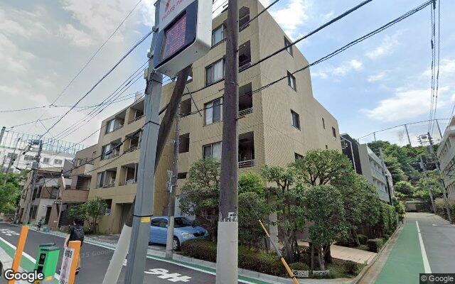 ハピネ文京根津の外観（Googleストリートビュー）