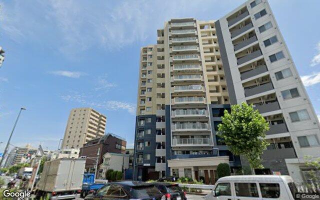 ライオンズシティ東向島の外観（Googleストリートビュー）