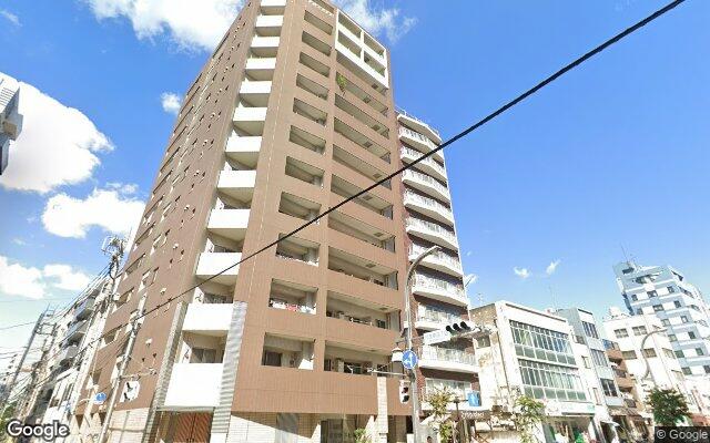 アスコットパーク上野松が谷の外観（Googleストリートビュー）