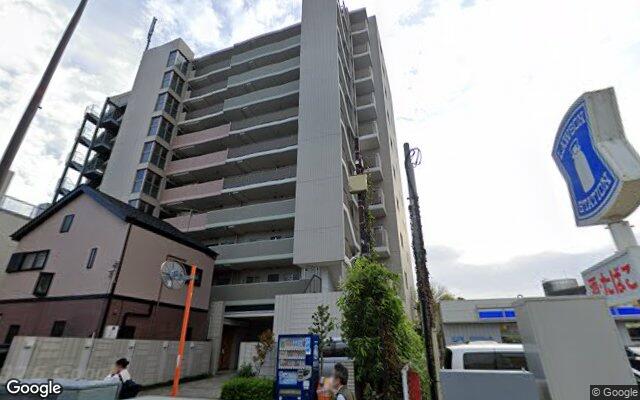 レーベンハイム北千住ウェルトゥーナの外観（Googleストリートビュー）