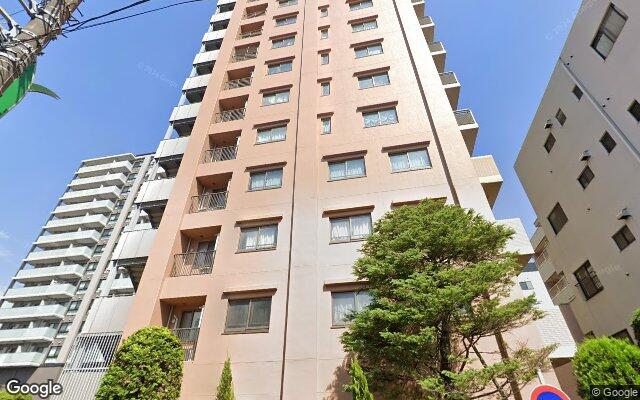 パークタワー東京クラルテステーションフロントの外観（Googleストリートビュー）