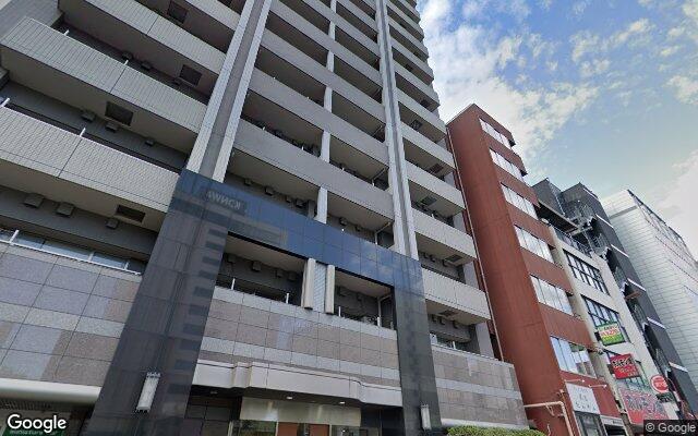 ファミールグラン銀座4丁目オーセンティアの外観（Googleストリートビュー）