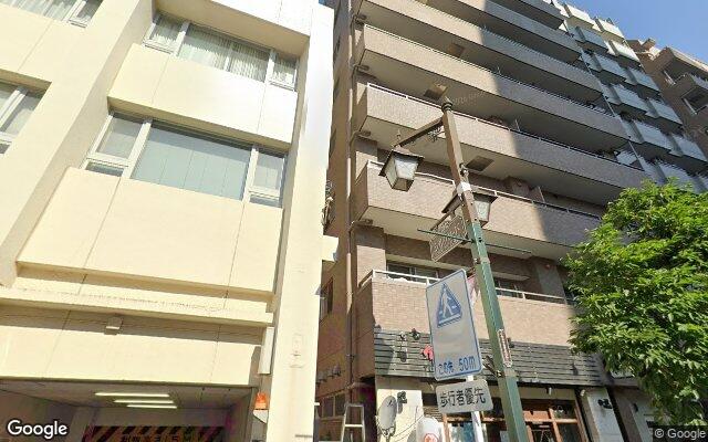 ユニーブル武蔵小金井2の外観（Googleストリートビュー）