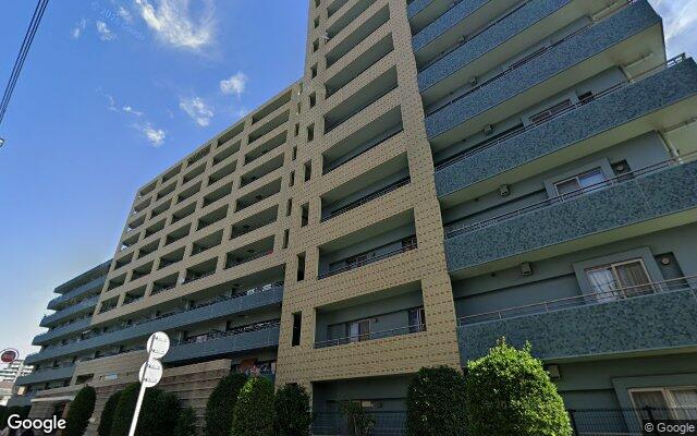 クレストフォルム東京リバーコーストの外観（Googleストリートビュー）
