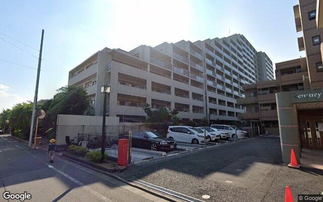 コスモ・ザ・パークス調布多摩川の外観（Googleストリートビュー）