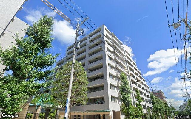 パークホームズ府中の森公園セントラルコートの外観（Googleストリートビュー）