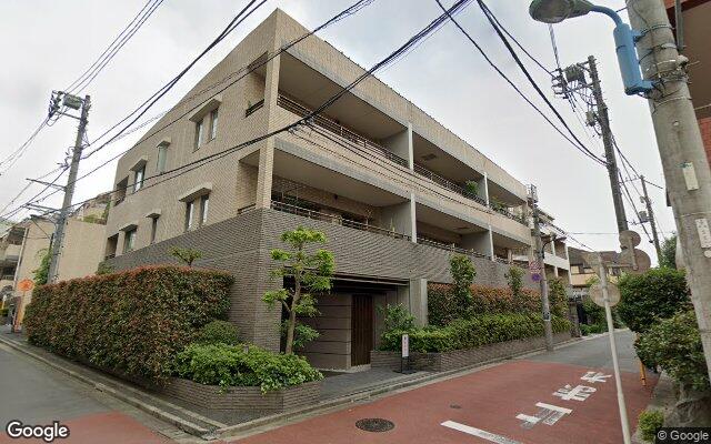 クレッセント神楽坂の外観（Googleストリートビュー）