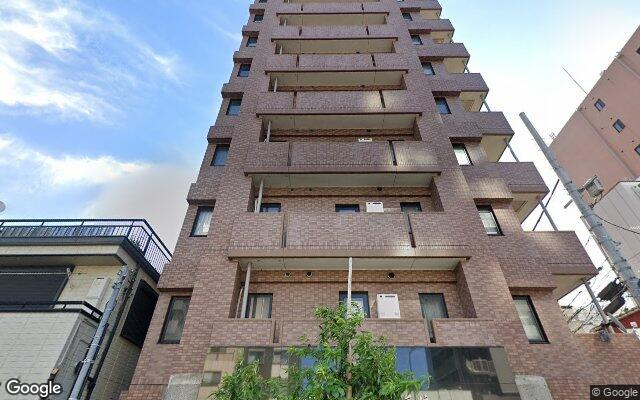 ワイズユウラク南千住の外観（Googleストリートビュー）