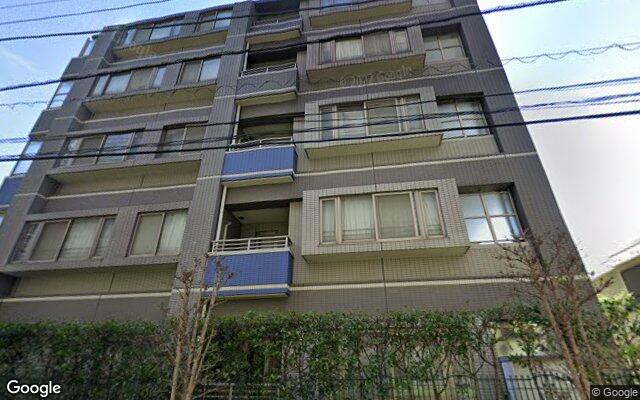 ベルジュ蒲田の外観（Googleストリートビュー）