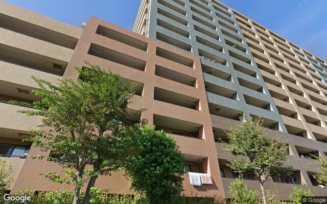 クレストフォルム東京ビューフォートの外観（Googleストリートビュー）