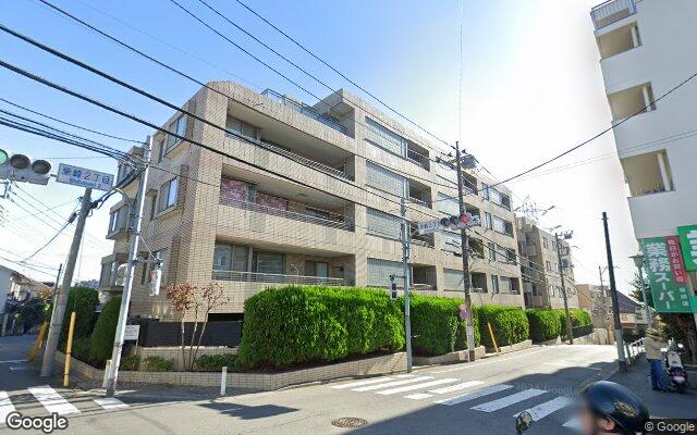 つつじヶ丘ガーデンハウスヒルサイドレジデンスの外観（Googleストリートビュー）