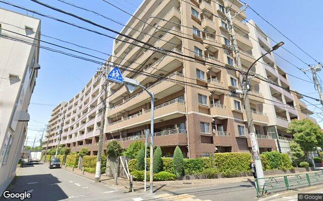 ライオンズステージ西国分寺の外観（Googleストリートビュー）
