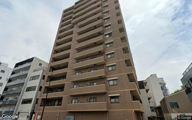 ファミール向島桜橋ビュータワーズの外観（Googleストリートビュー）