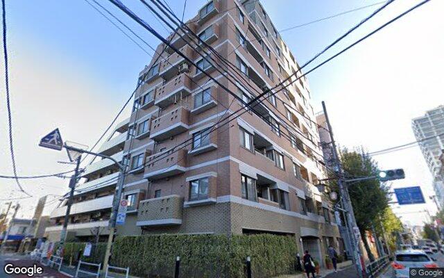 ライオンズシティ中野プラザの外観（Googleストリートビュー）