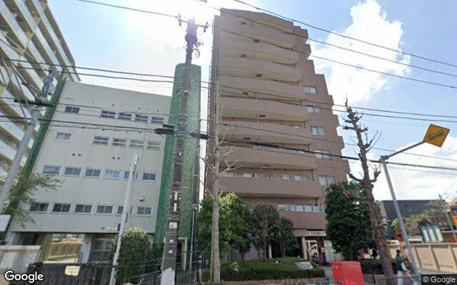 グローリオ十条の外観（Googleストリートビュー）