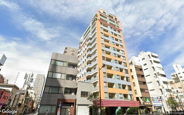 アルシオン浅草国際通りの外観（Googleストリートビュー）