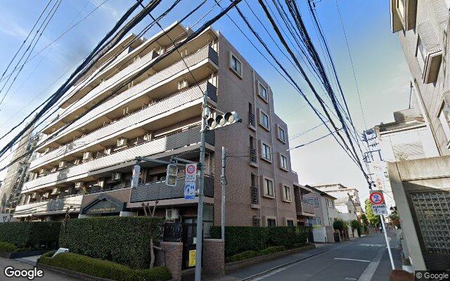 ライオンズマンション三鷹下連雀の外観（Googleストリートビュー）