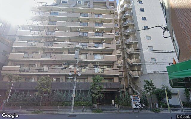 ライオンズプラザ東麻布の外観（Googleストリートビュー）