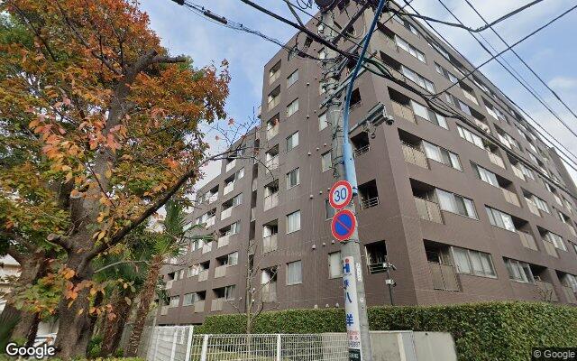 神楽坂ハイライズの外観（Googleストリートビュー）
