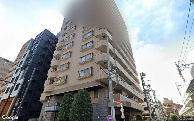 東急ドエルアルス目黒不動前の外観（Googleストリートビュー）