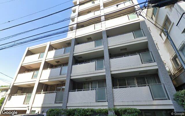アビテ白金台の外観（Googleストリートビュー）