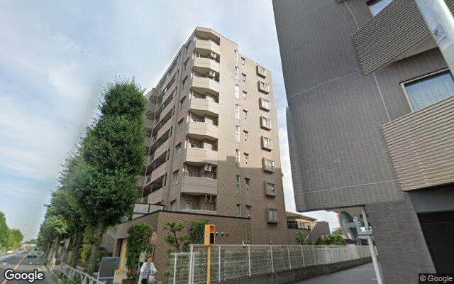 エクセラージュ府中白糸台の外観（Googleストリートビュー）