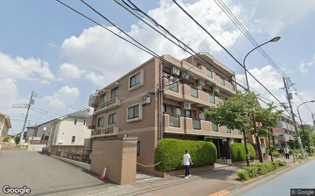 ウイングヒルズ東小金井の外観（Googleストリートビュー）
